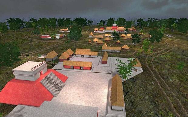 reconstruccin tridimensional de la antigua ciudad maya de Chunchucmil