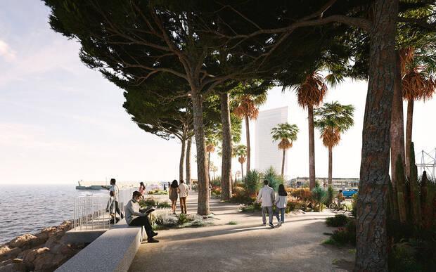 Torre del Puerto de M�laga