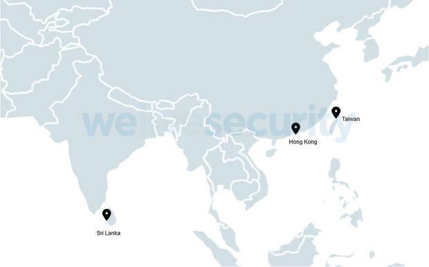 Mapa de afectados por el malware