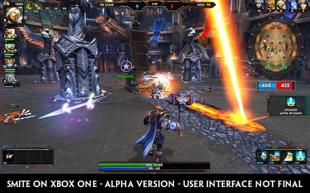 El juego se ha adaptado de forma conveniente al pad de Xbox One. El ritmo de juego sigue siendo muy frenético, algo que lo acerca más al género de acción en tercera persona que al MOBA propiamente dicho.