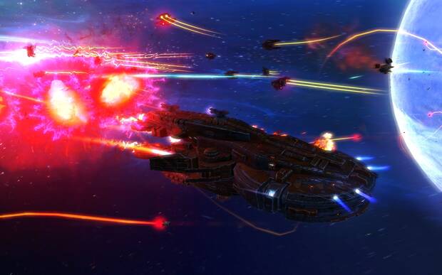 Las batallas son un combate entre barcos, y debemos buscar el mejor ángulo para atacar.
