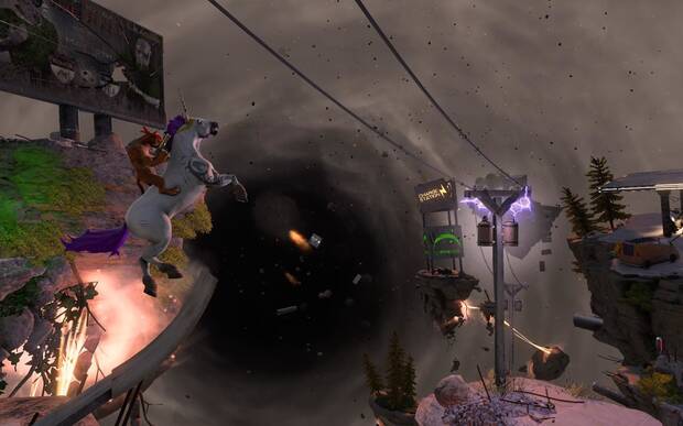 Con 'The Awesone Adventure' el editor de pistas de 'Trials Fusion' demuestra todo su versatilidad, ofreciendo situaciones que hasta ahora no creíamos posibles en este juego.