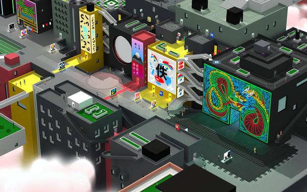 La bella y colorida ciudad en la que transcurre el juego, que exploramos como si se tratara de una maqueta, es uno de los mayores atractivos del juego.