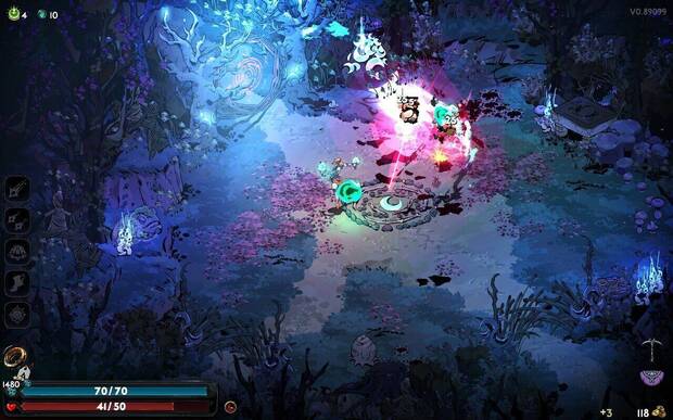 Melínoe se controla de manera similar a Zagreus, pero su jugabilidad y sus armas tienen personalidad propia.