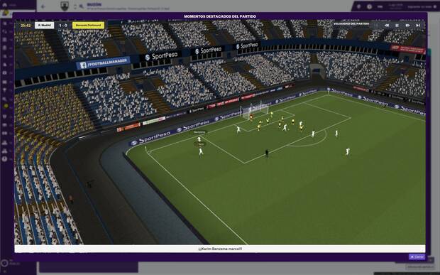 Los partidos en 3D siguen dejando mucho que desear, pese a que se han incluido nuevas animaciones y detalles que los hacen más fluidos.