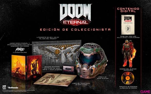 Doom Eternal: Así será el espectacular steelbook de la Edición coleccionista Imagen 2