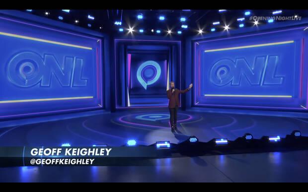 Geoff Keighley en la Opening Night Live de Gamescom 2021.