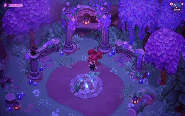 En los bosques de <i>Moonlight Peaks</i> se esconden rincones encantadores