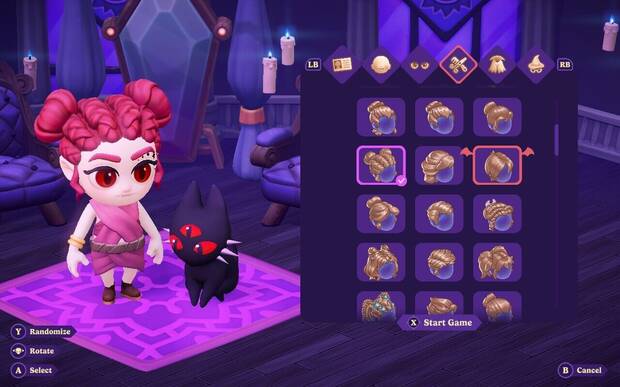 Tenemos bastante donde elegir para personalizar el aspecto de nuestro personaje al estilo del juego