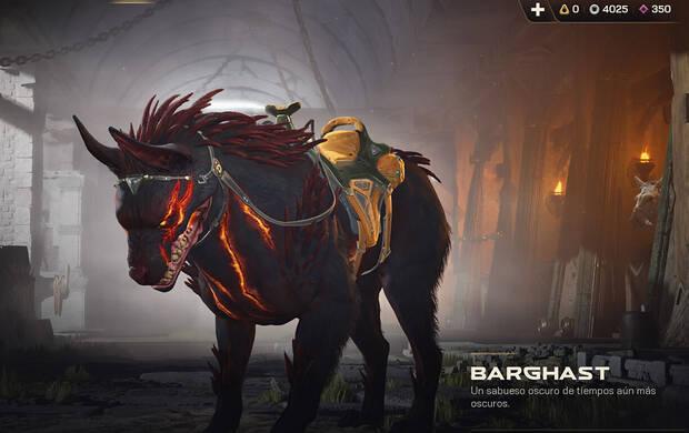 Highguard - Tipo de montura Barghast