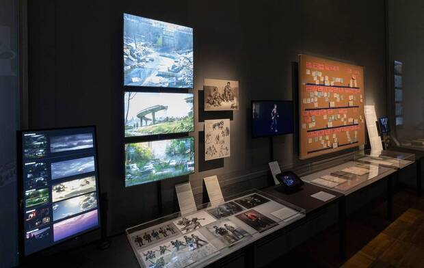 La zona de artes conceptuales de la exposici�n.