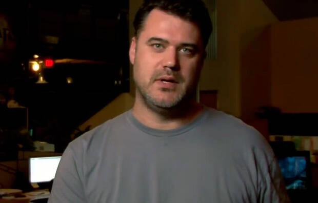 Todd Papy durante el desarrollo de GOW: Ascension.