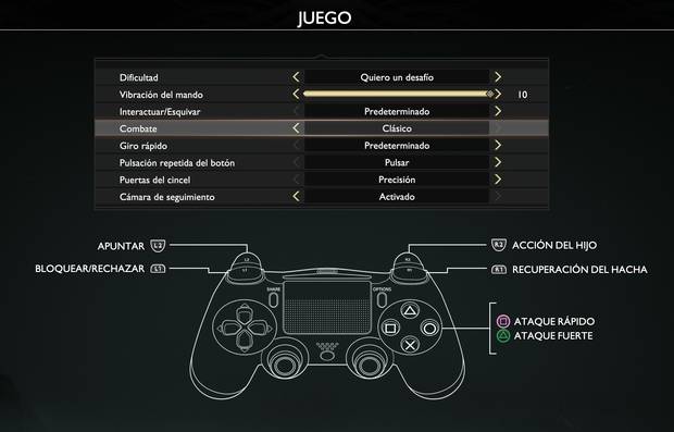 Estas son las opciones grficas y modos de dificultad de God of War Imagen 9