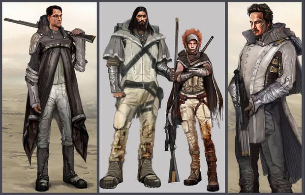 La que parece ser la protagonista del juego es, al menos durante algún momento del juego, parte de Ark Mission Genesis A.D. 2034, ya que en otras ilustraciones parece formar parte de otro bando.
