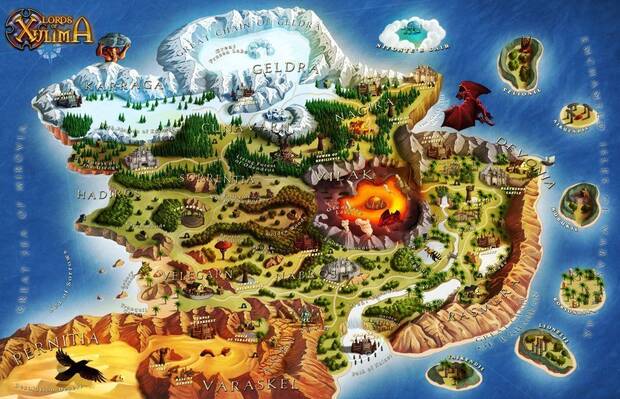 El mundo en el que se ambienta Lords of Xulima es muy original, si bien en el residen los detalles y las ambientaciones típicas de otros juegos del género.