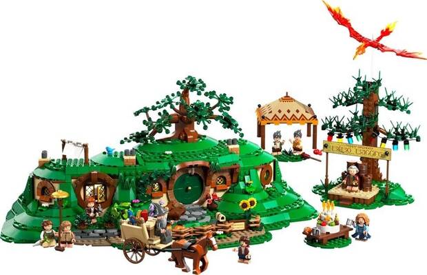 Imagen promocional del set de LEGO El Señor de los Anillos: La Comarca (LEGO)