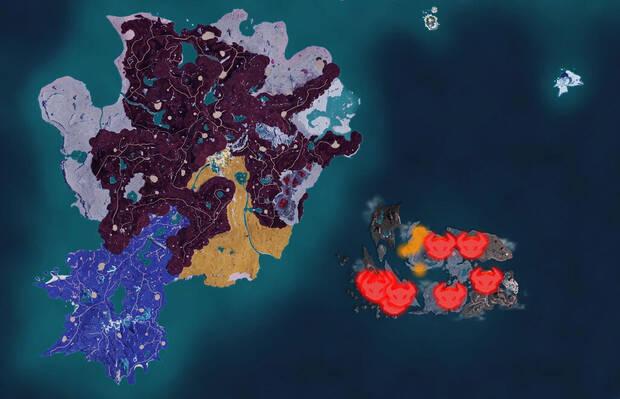 Palworld - Mapa con la localizaci�n del Pal Solmora