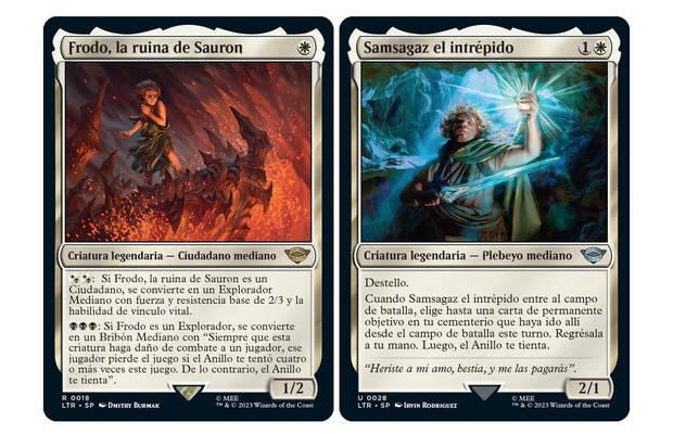 Frodo y Sam Monte del Destino El Señor de los Anillos