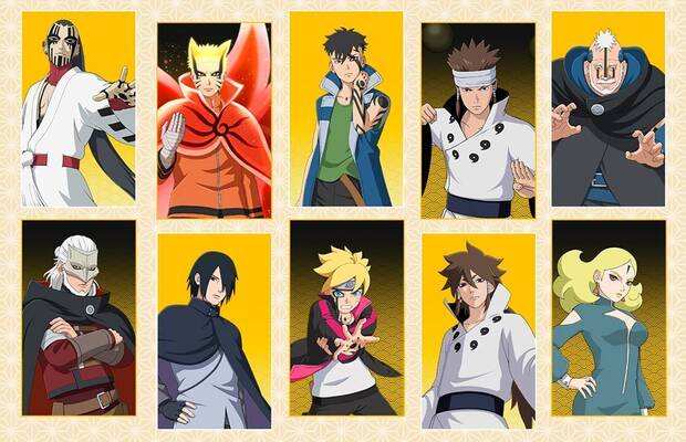 Adem�s de los 124 ninjas jugables que inclu�a la anterior entrega, 'Naruto x Boruto' nos permitir� jugar tambi�n con estos diez nuevos personajes.