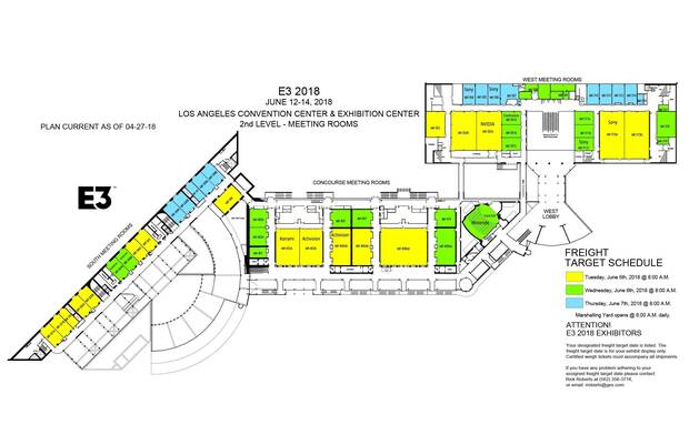 E3 2018: As� se distribuir� el espacio para las diferentes compa��as Imagen 4