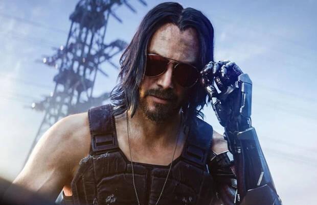 Keanu Reeves como Johnny Silverhand en Cyberpunk 2077