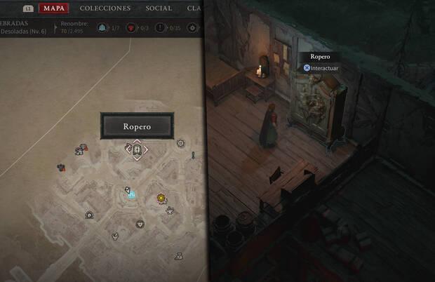 Diablo 4 - Cambiar la apariencia de tus personajes en el ropero