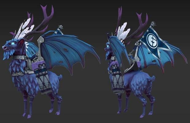 Mascota oficial del equipo Evil Geniuses de 'Dota2'.