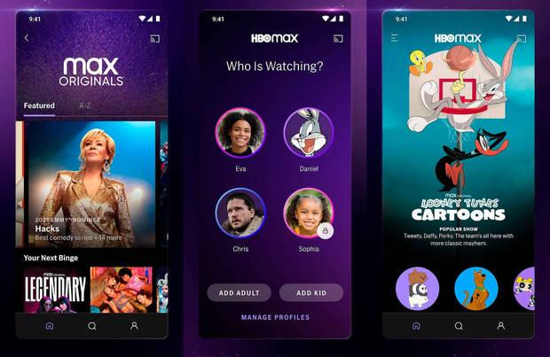 Perfiles HBO Max
