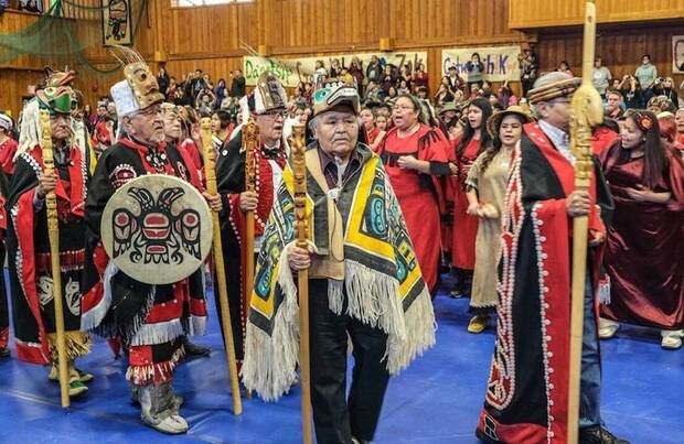 Miembros de la tribu de los Tahltan