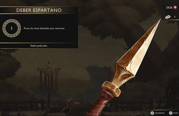 God of War Sons of Sparta - Punta de lanza Deber espartano