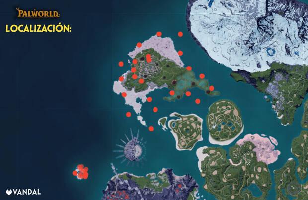 Palworld - Localización y hábitat de Ghangler