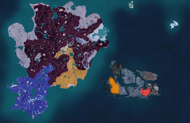 Palworld - Mapa con la localizaci�n del Pal Dynamoff