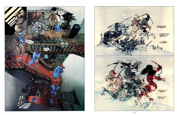 P�ginas del c�mic Elektra Lives Again