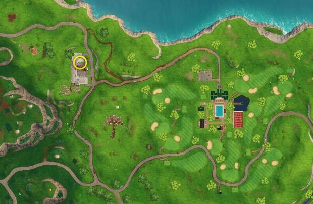 Fortnite: localización de la estrella de Viaje por carretera (Semana 7)