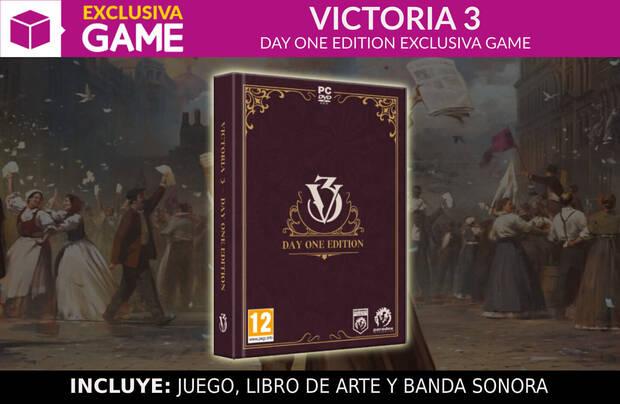  Victoria 3 Day One Edition exclusiva de GAME ya para reservar