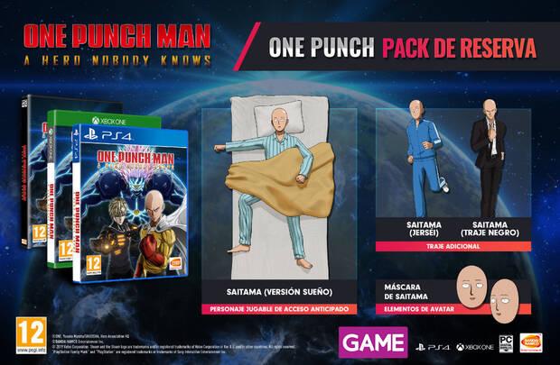 GAME detalla sus incentivos por la reserva de One Punch Man: A Hero Nobody Knows Imagen 3