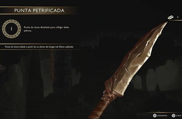 God of War Sons of Sparta - Punta de lanza Punta petrificada