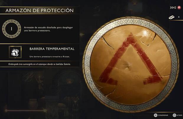 God of War Sons of Sparta - Armaz�n de escudo Armaz�n de protecci�n