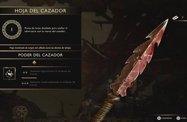 God of War Sons of Sparta - Punta de lanza Hoja del cazador