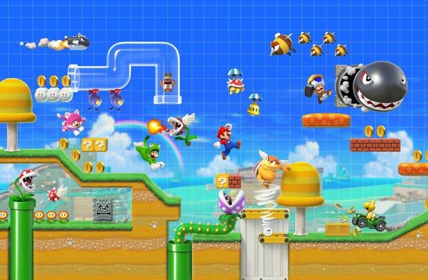 Super Mario Maker 2 presenta multitud de novedades, como el multijugador online Imagen 6