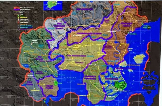 La comunidad trata de construir el mapa de Red Dead Redemption 2 Imagen 2