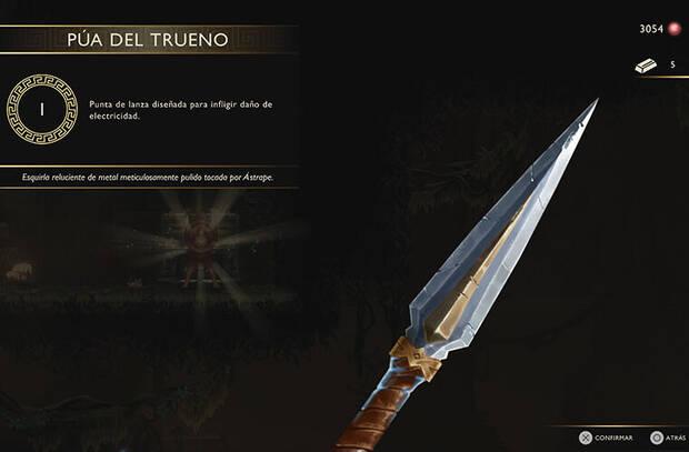 God of War Sons of Sparta - Punta de lanza P�a del trueno