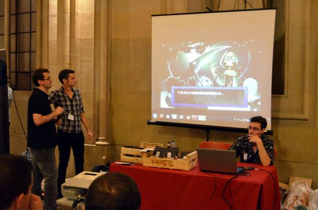 Un momento de los Indie Burger Developers Awars de 2014.