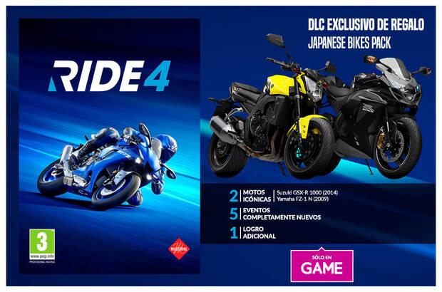 GAME detalla los incentivos por la reserva de Ride 4 Imagen 2