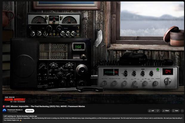 Misin Imposible y su emisin en morse