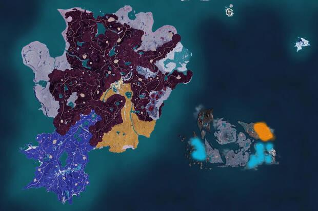Palworld - Mapa con la localizaci�n del Pal Hoodle