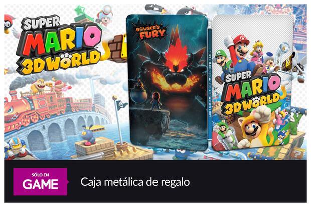 Caja metlica de regalo por Super Mario 3D World + Bowser's Fury en GAME