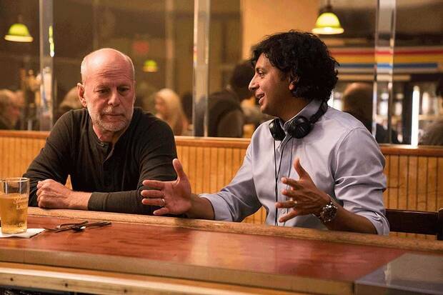 Shyamalan y Bruce Willis