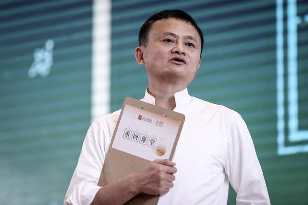 Jack Ma en un discurso