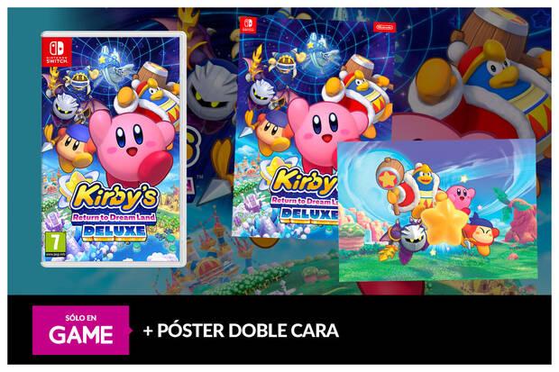 Kirby's Return to Dream Land Deluxe reserva en GAME y llvate gratis de regalo pster a doble cara exclusivo